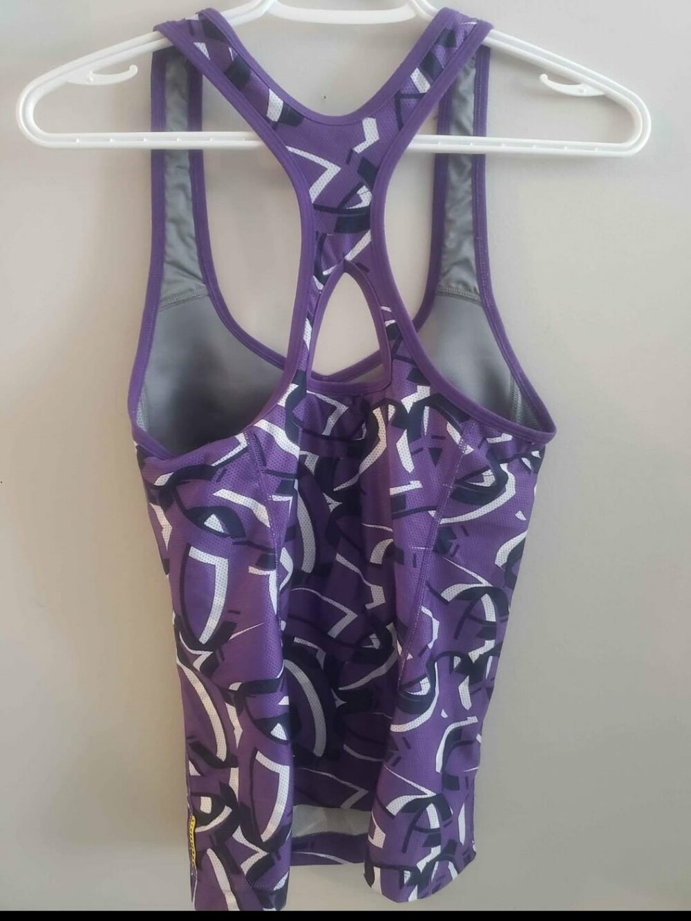 Nike Purple Patterned Racerback Training Tank - Picture 3 of 7